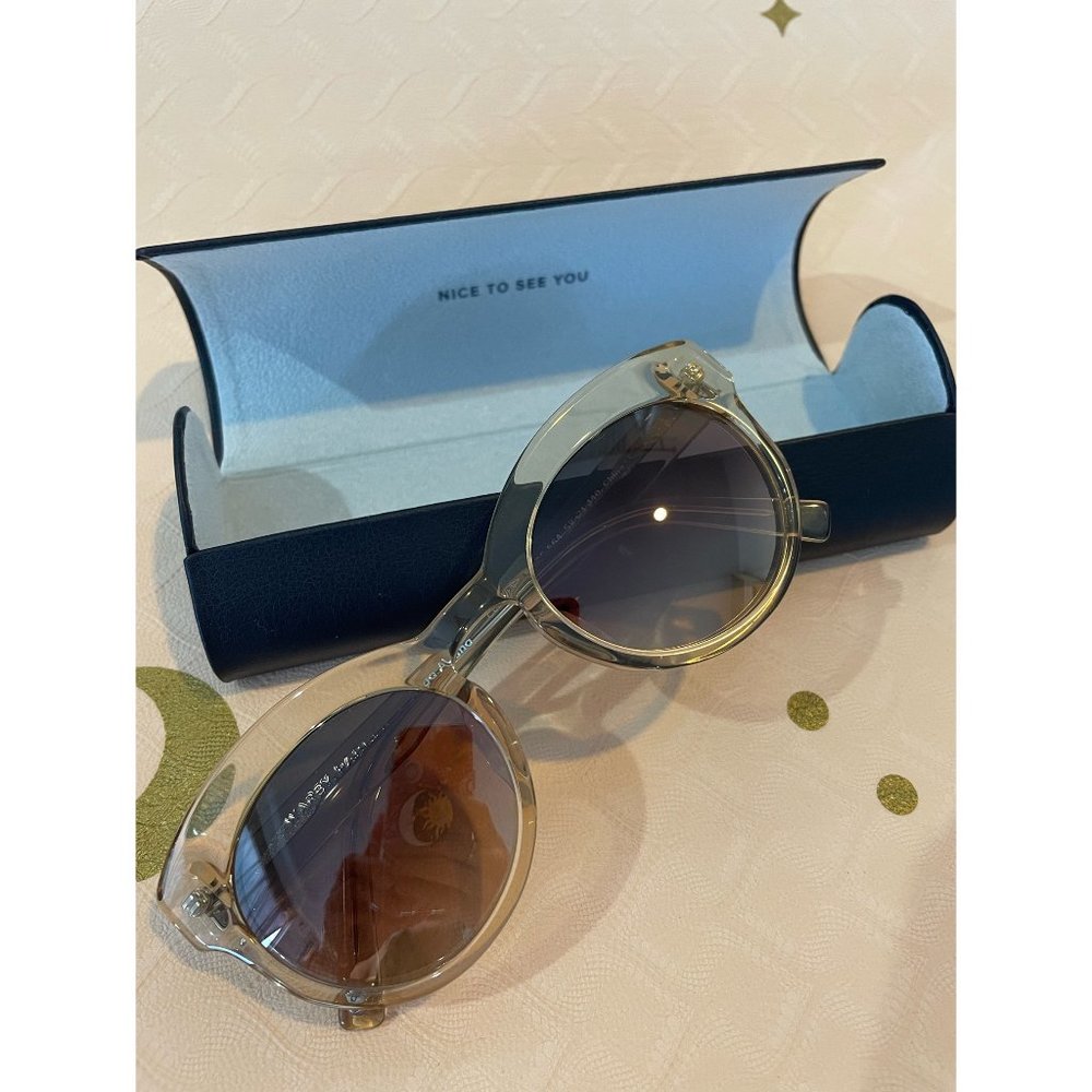 Warby Parker x Anna Akana Clementine Sunglasses in Elderflower Crystal